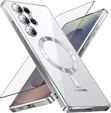 Tok Samsung Galaxy S25 Ultra-hoz, Electro MagSafe, ezüst + üveg a képernyőhöz