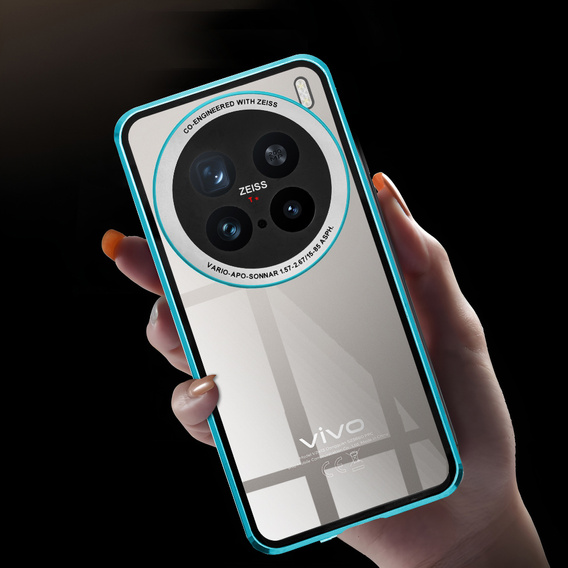 Tok Vivo X200 Pro 5G, Magnetic Dual Glass, kék