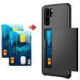 Telefontok a Huawei P30 Pro, Sliding Card Holder, fekete