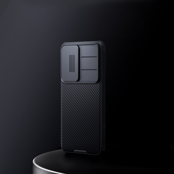 A Nillkin tok Samsung Galaxy S25+ Plus, CamShield Pro MagSafe, fekete