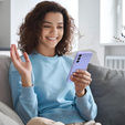 Telefontok a Samsung Galaxy S23 Plus, Silicone Lite, lila