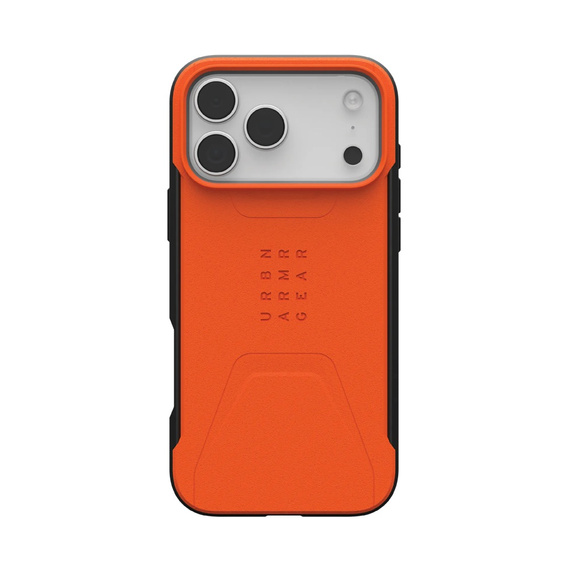 Urban Armor Gear tok iPhone 17 Pro Max, Civilian MagSafe, narancssárga