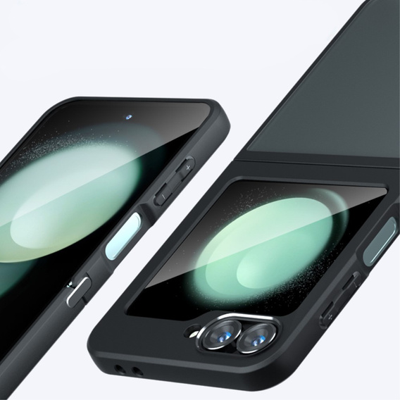 Telefontok a Samsung Galaxy Z Flip7 FE / Z Flip6, Fusion Hybrid, fekete