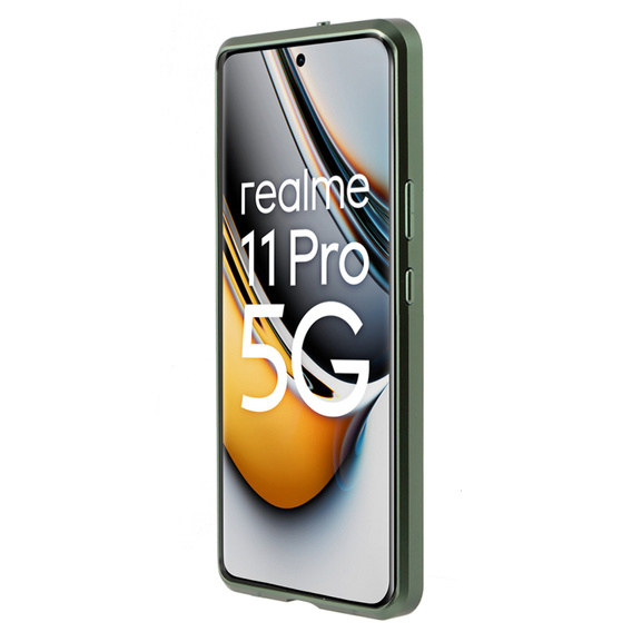 Tok az Realme 11 Pro 5G / Pro+ 5G, Frame Case, zöld