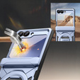 Tongate MECH tok MagSafe-val Samsung Galaxy Z Flip7 FE / Z Flip6, kék