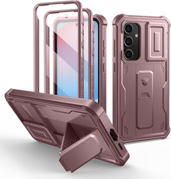 Páncélozott tok a Samsung Galaxy S24 FE, Dexnor Full Body (Two Frames), rózsaszín rose gold