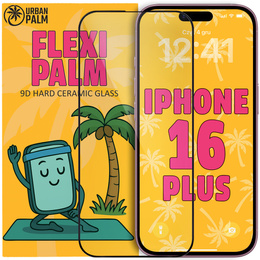 9D Flexi Palm kerámiaüveg iPhone 16 Plus készülékhez