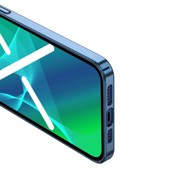 Telefontok a iPhone 13, ERBORD Hybrid MagSafe Case, kék