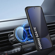 Telefontok a Samsung Galaxy S24 FE, Leather Hybrid MagSafe, fekete