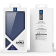 Dux Ducis tok iPhone 17 Pro-hoz, Skin X Pro, pánttal, MagSafe-hoz, tengerészkék