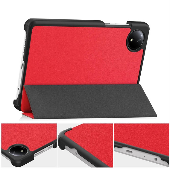 Tok Xiaomi Redmi Pad SE 8.7, Smartcase, piros