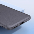 Bőr tok Honor Magic 6 Pro 5G, leather hybrid, szürke
