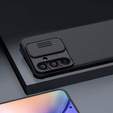 NILLKIN tok Samsung Galaxy A55 5G, szilikon CamShield tok MagSafe-hoz, fekete
