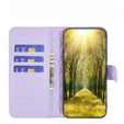 Pattintható tok a Realme C55, Wallet, BINFEN COLOR, lila