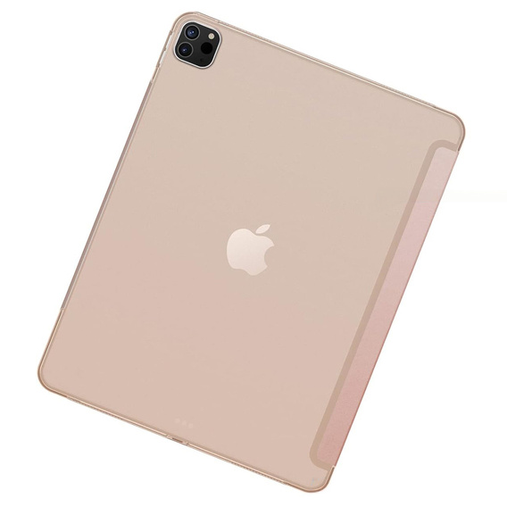 Tok iPad Pro 12.9" 2022/2021/2020 (6/5/4 gen.), Smart Pencil, tolltartóval, rózsaszín