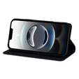 A flip tok iPhone 16E, Card Slot Glittery, fekete