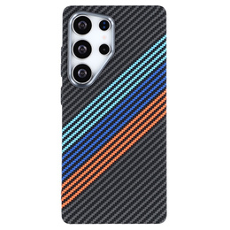 Tok Samsung Galaxy S25 Ultra, Carbon Fiber MagSafe, sötétkék