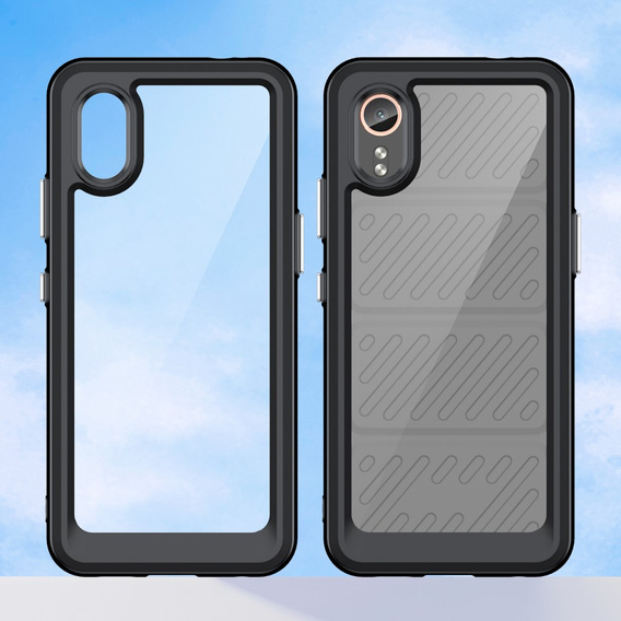 Telefontok a Samsung Galaxy Xcover 7, Fusion Hybrid, átlátszó / fekete