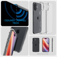 A Spigen tok iPhone 16, Ultra Hybrid, átlátszó + 9H edzett üveg