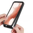 Tok Samsung Galaxy S23 készülékhez, Shockproof, fóliával, fekete
