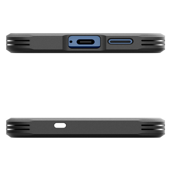 Spigen Tough Armor Mag Black tok Samsung Galaxy S25-hez