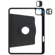 Tok iPad Pro 11" 2022/2021/2020 (4/3/2 gen.), tolltartóval, 360°-os forgatható, fekete