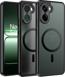 Tok OnePlus Nord CE5-hoz, MagSafe, ERBORD Matt Case, fekete
