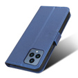 Pattintható tok a T Phone 5G, Wallet Magnet, kék