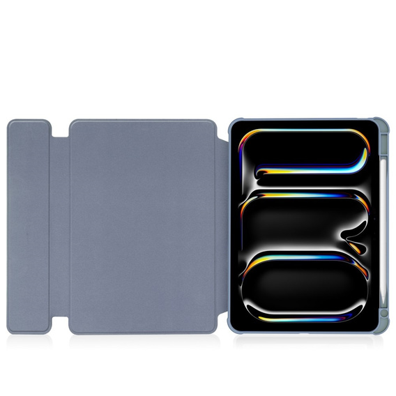 Billentyűzet tok iPad Pro 11" 2024 (5 gen.), Rotary 360° Leather, lila