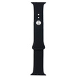 Pasek Silikonowy do Apple Watch 1/2/3/4/5/6/7/8/SE/ULTRA 42/44/45/49mm, Czarny