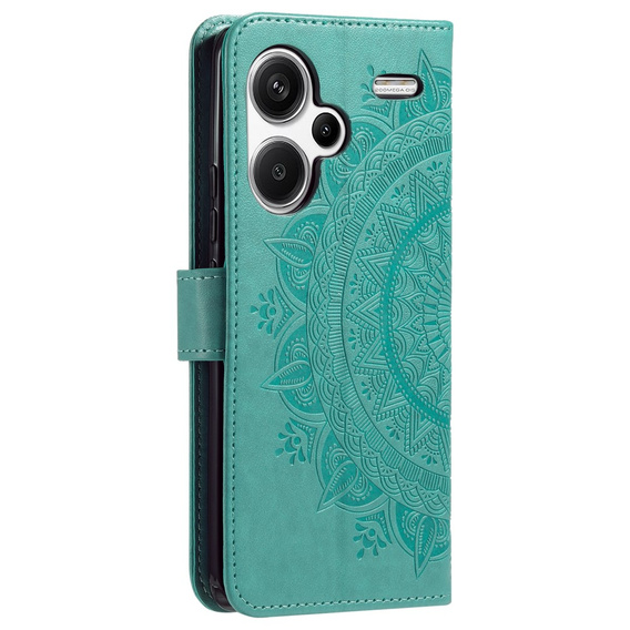 Pattintható tok a Xiaomi Redmi Note 13 Pro+, Mandala, zöld