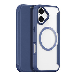 Dux Ducis tok iPhone 17-hez, Skin X Pro, pánttal, MagSafe-hoz, tengerészkék