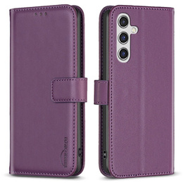 Pattintható tok a Samsung Galaxy A55 5G,BINFEN Wallet, lila