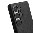 MELKCO tok Samsung Galaxy S25 Ultra, bőr, fekete