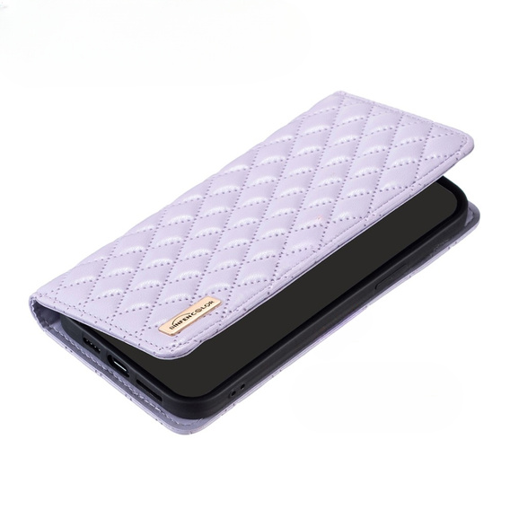 Pattintható tok a Samsung Galaxy A34 5G, Wallet, BINFEN COLOR, lila