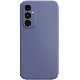 A tok Samsung Galaxy A25, Silicone Lite, sötétkék + 9H üveg