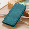 Telefontok a Iphone 16E, Wallet Litchi Leather, kék