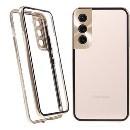 Tok Samsung Galaxy S21, Magnetic Dual Glass, arany