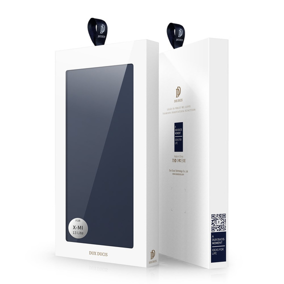 Dux Ducis Telefontok a Xiaomi 13 Lite, Skinpro, sötétkék