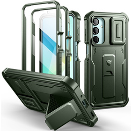 Páncélozott tok a Samsung Galaxy A16, Dexnor Full Body (Two Frames), zöld