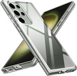 Telefontok a Samsung Galaxy S23 Ultra, Premium Armor Slim, átlátszó