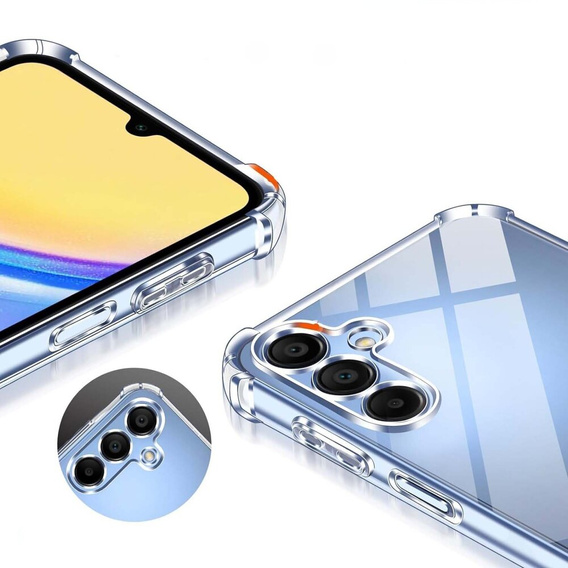 Telefontok a Samsung Galaxy A35 5G, Dropproof, átlátszó