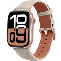 Bőrszíj Apple Watch 1/2/3/4/4/5/6/7/8/SE/Ultra 42/44/45/49mm, rózsaszín