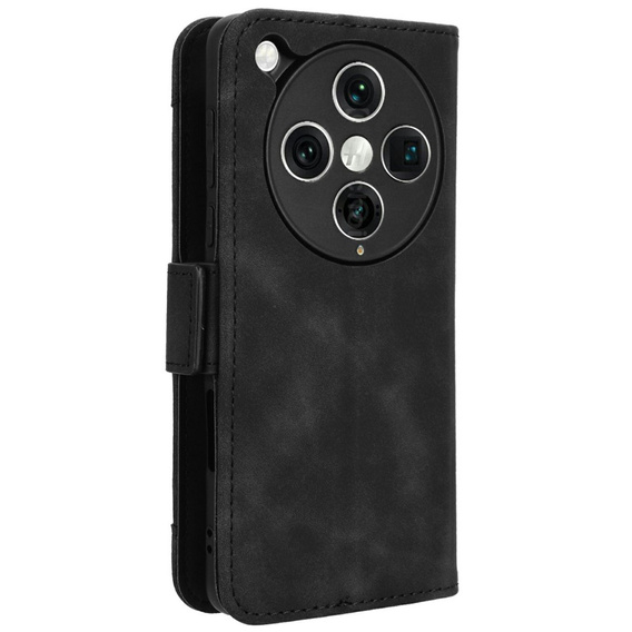 Pattintható tok a Oppo Find X8 Pro, Card Slot, fekete