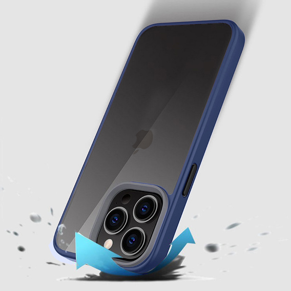 Telefontok a iPhone 13 Pro, ERBORD Hybrid Case, kék