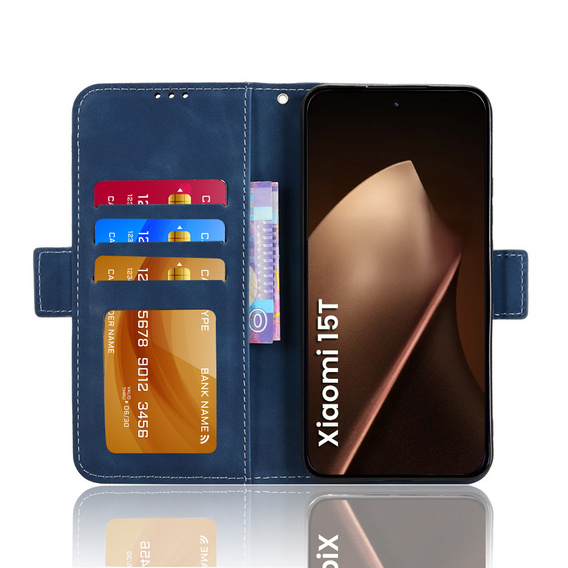 Kártya slot füles tok a Xiaomi 15T számára