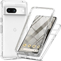 Tok Google Pixel 8 készülékhez, Shockproof, fóliával, átlátszó