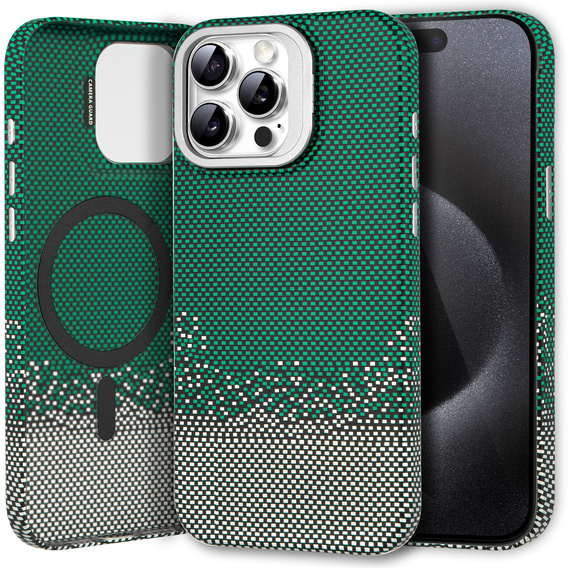 Tok iPhone 15 Pro Max készülékhez, Frame Kickstand, MagSafe, Sand Green