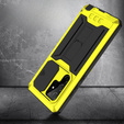 Páncélozott tok a Samsung Galaxy S22 Ultra, R-JUST CamShield Slide, sárga