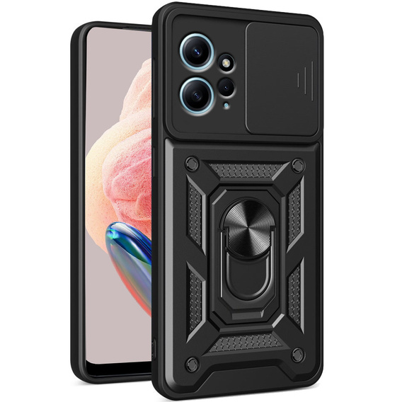 Telefontok a Xiaomi Redmi Note 12 4G, CamShield Slide, fekete
